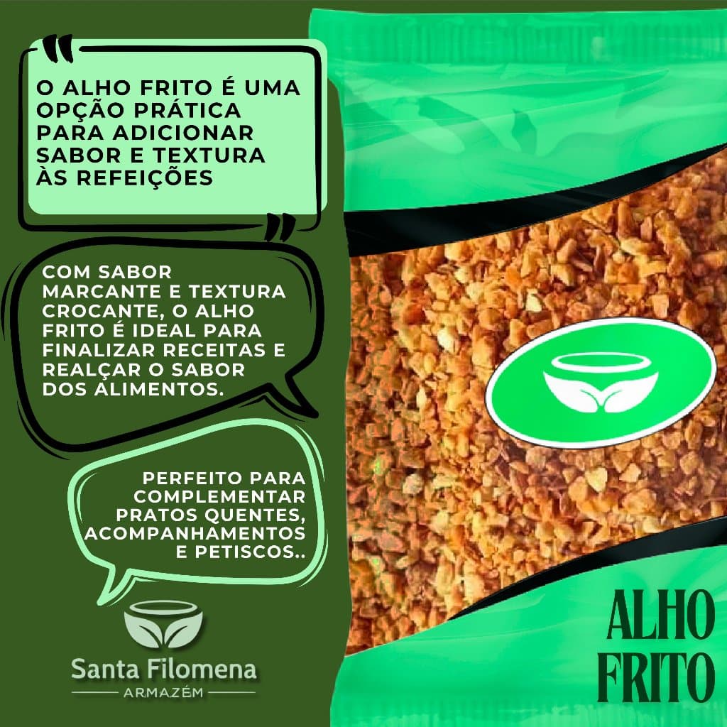 Alho Frito: Alho crocante e saboroso, o toque intenso que faltava para finalizar seus pratos favoritos