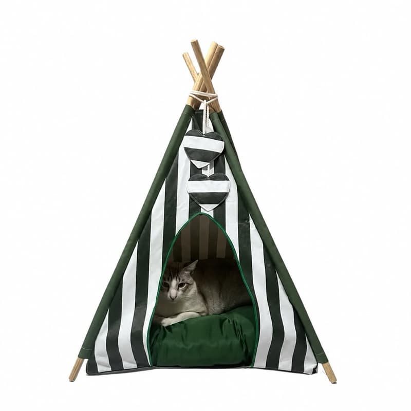 CABANA TOCA TENDA KUCING CASA CASINHA PET CAMA DE LUXO MATERIAL IMPERMEÁVEL TAMANHO M PARA GATO E CACHORRO