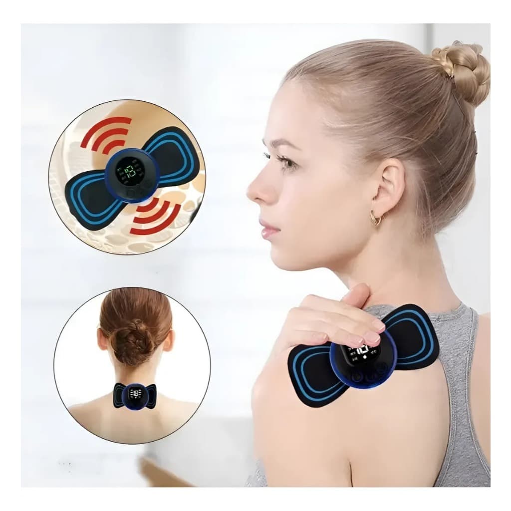 Massageador Portátil Adesivo Relaxante Muscular Para O Corpo