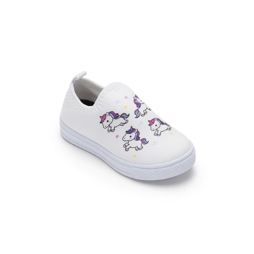 Tênis Infantil Calce Facil Menina bebe confortavel unicornios