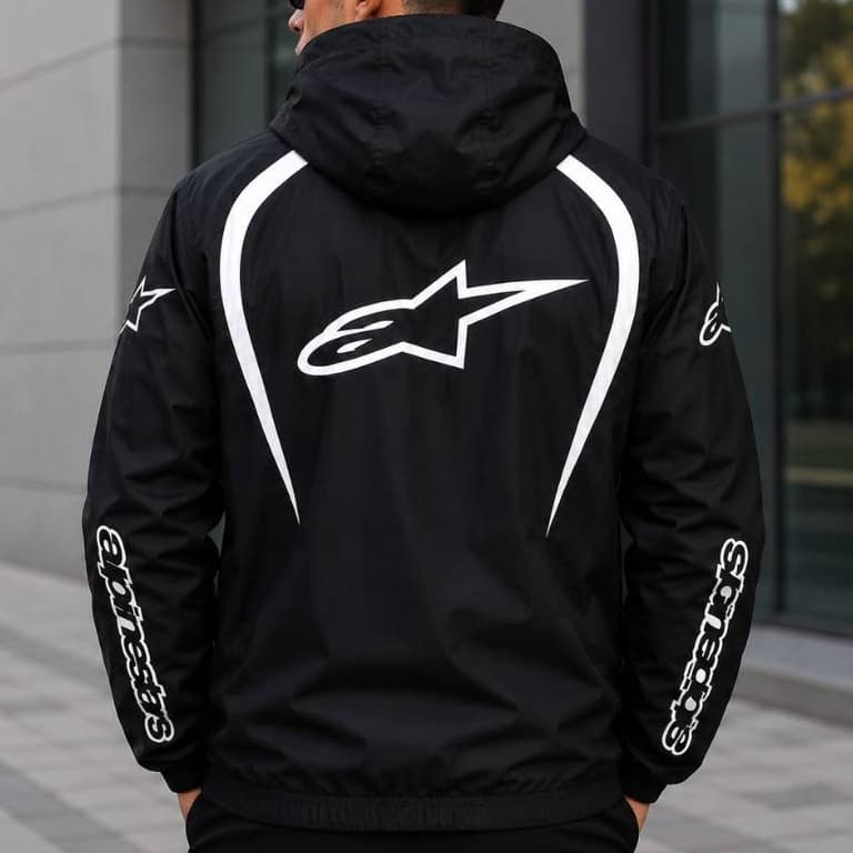 Jaqueta Blusa Corta Vento Moto Masculina Esportiva Impermeável Corrida Motors Racing Alpine Streetwear Leve do P ao XG
