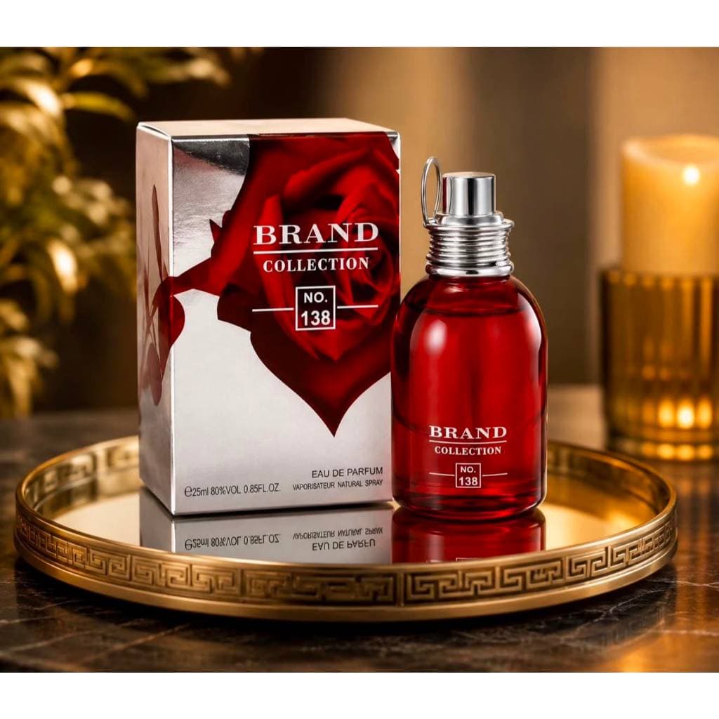 Brand Collection N°138 Perfume feminino original importado 25ml portátil de bolsa Amor e Amor