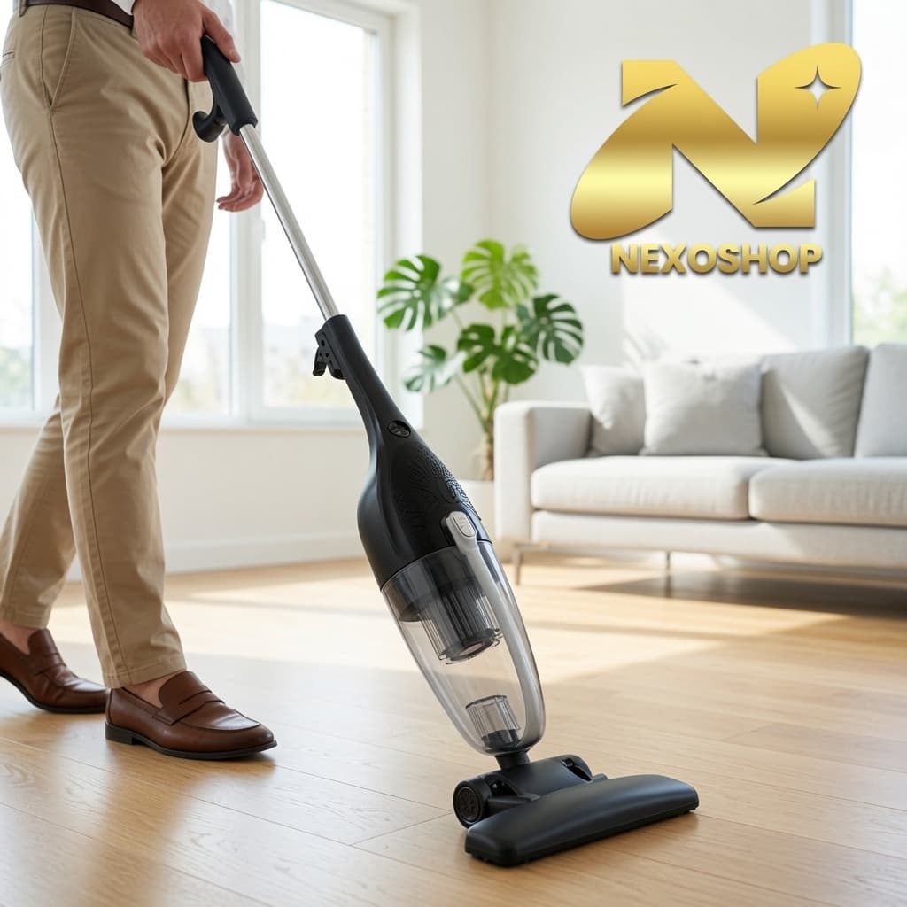 Aspirador de Pó Elétrico 2 em 1 com Fio 127 OU 220V Vertical Portátil Potente limpeza doméstica