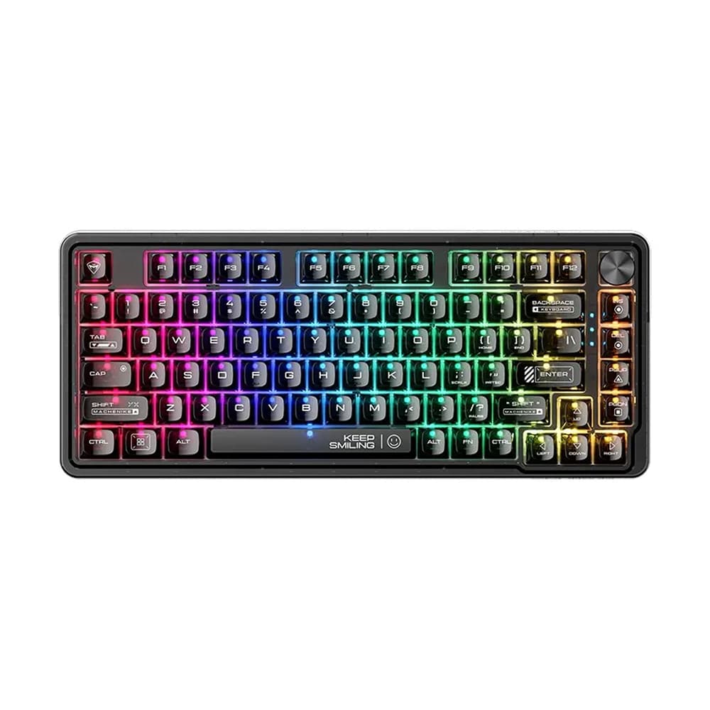 Teclado Mecânico Gamer Machenike K500F-B81 Outemu US 75%