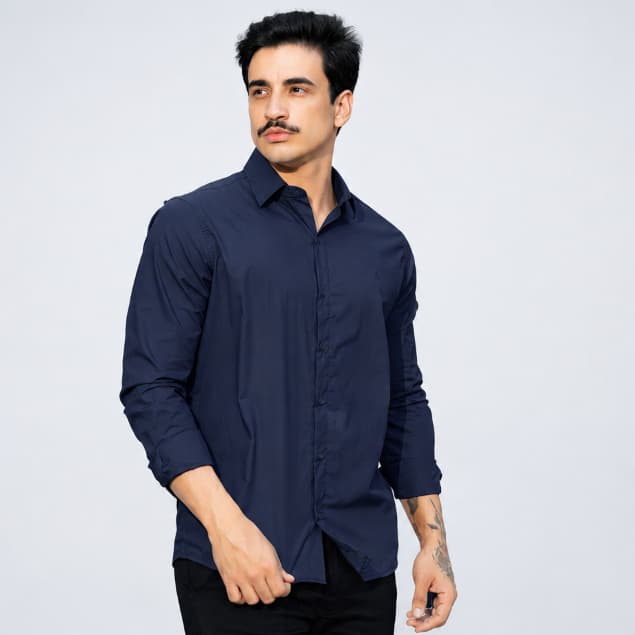 Camisa Masculina Manga Longa Social Slim Fit Confortável Elegante Casual Moda Masculina Premium