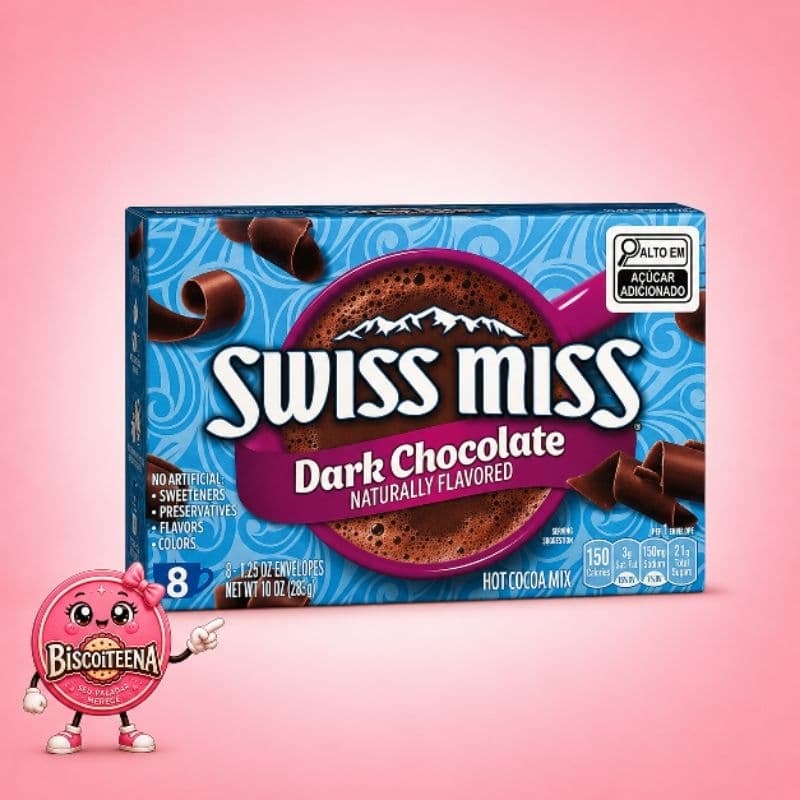 Achocolatado Em Pó Importado Eua Swiss Miss Dark Caixa 283g - importado do Estados Unidos