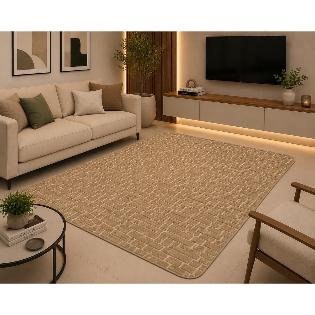 Tapete De Sala Itália Aveludado Luxo 2,00x1,50 Grande Moderno Macio Antiderrapante Decorativo