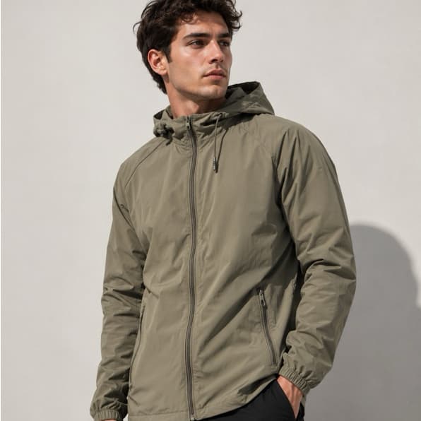Jaqueta Corta Vento Masculina com Capuz – Leve e Confortável