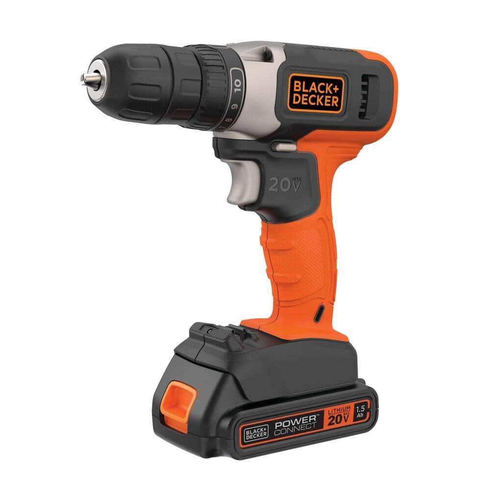 Parafusadeira e Furadeira BLACK+DECKER BCD702C1 10mm 20V Bivolt