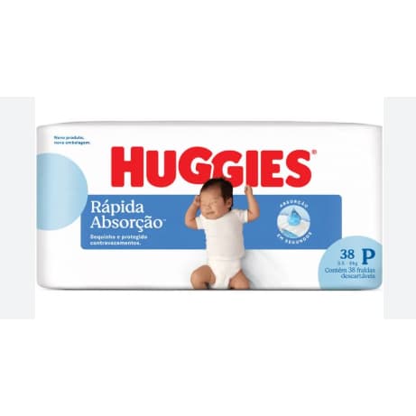 Fralda Huggies Tripla Proteção P 38 Unidades