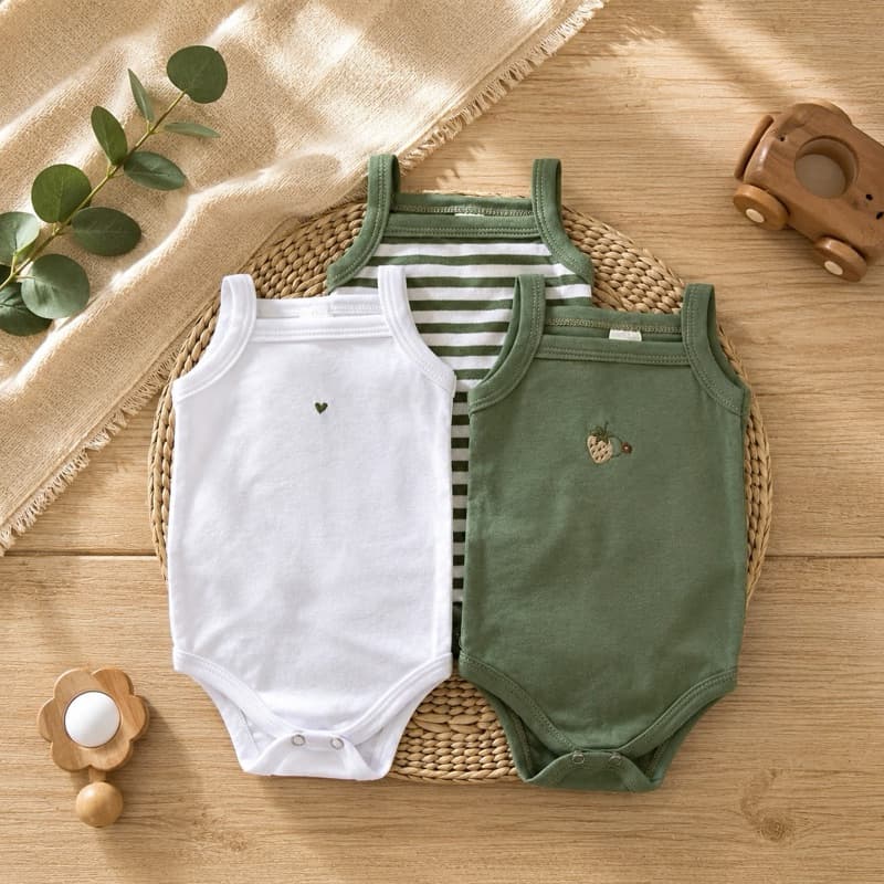 kit Regata Alcinha Morango Silvestre 100% Algodão Bebe Menina Maternidade Enxoval