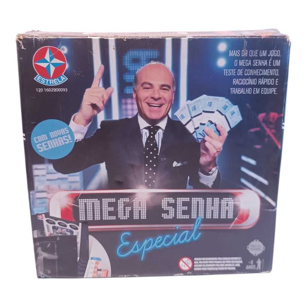 Jogo Mega Senha Especial Tabuleiro Família Estrela Ref 5 (Usado)