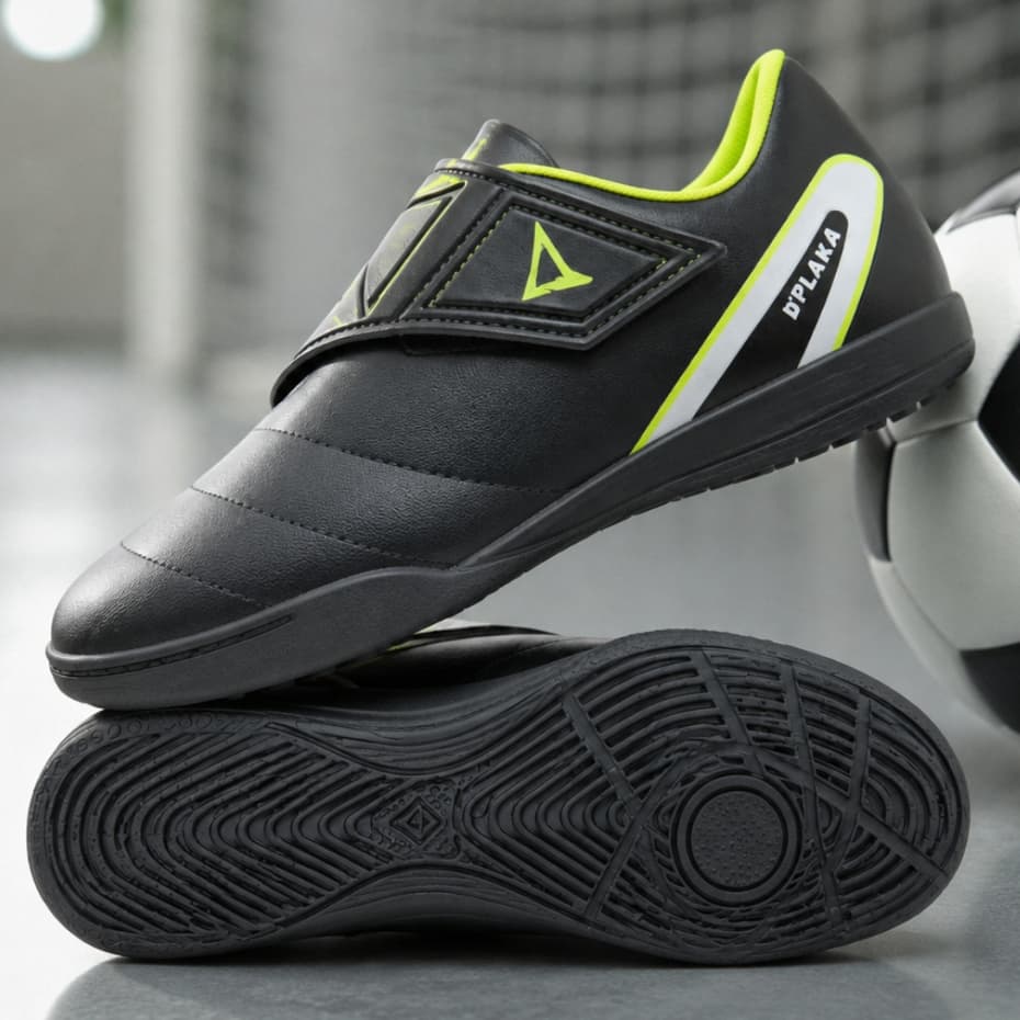 Chuteira Infantil Futsal Quadra Com Fechamento em Velcro Calce Fácil Confortável - Ref F100-10S
