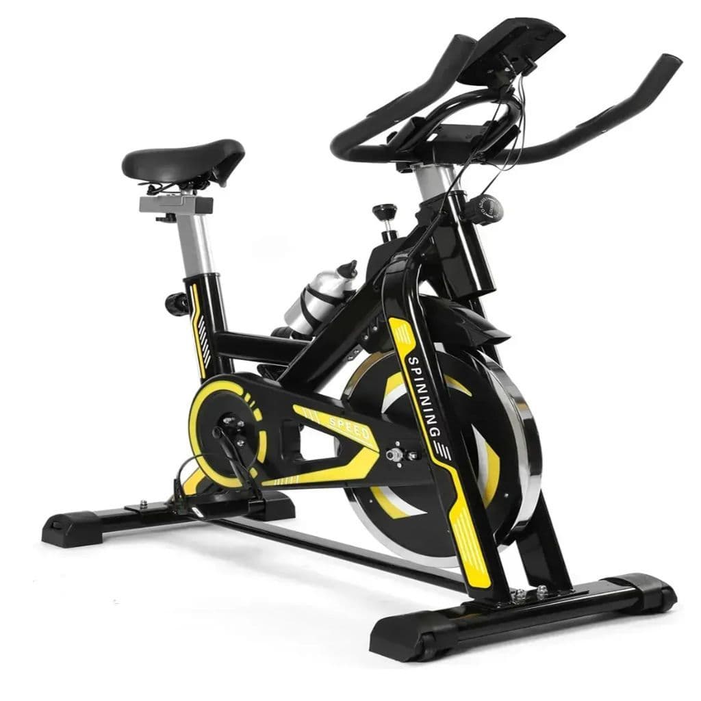 Bicicleta Ergométrica Spinning Fitness e Pro Evo Até 150kg Silenciosa Indoor Treino Cardio Residencial