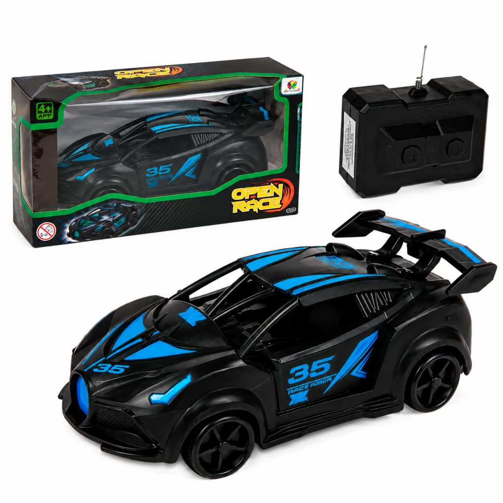 Carrinho de Controle Remoto 3 Funções 1:32 Open Race 27mhz