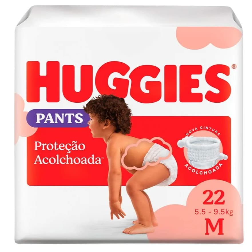 Fralda Huggies Supreme Care Roupinha M Com 22 Unidades