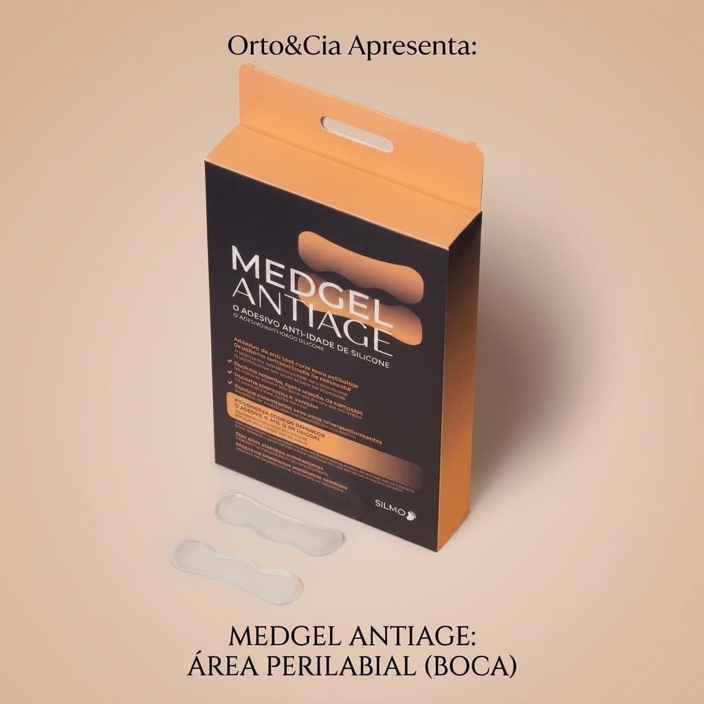 Adesivo De Silicone Anti-Idade Medgel Antiage Perilabial Silimed Rugas Código De Barras - Orto&Cia