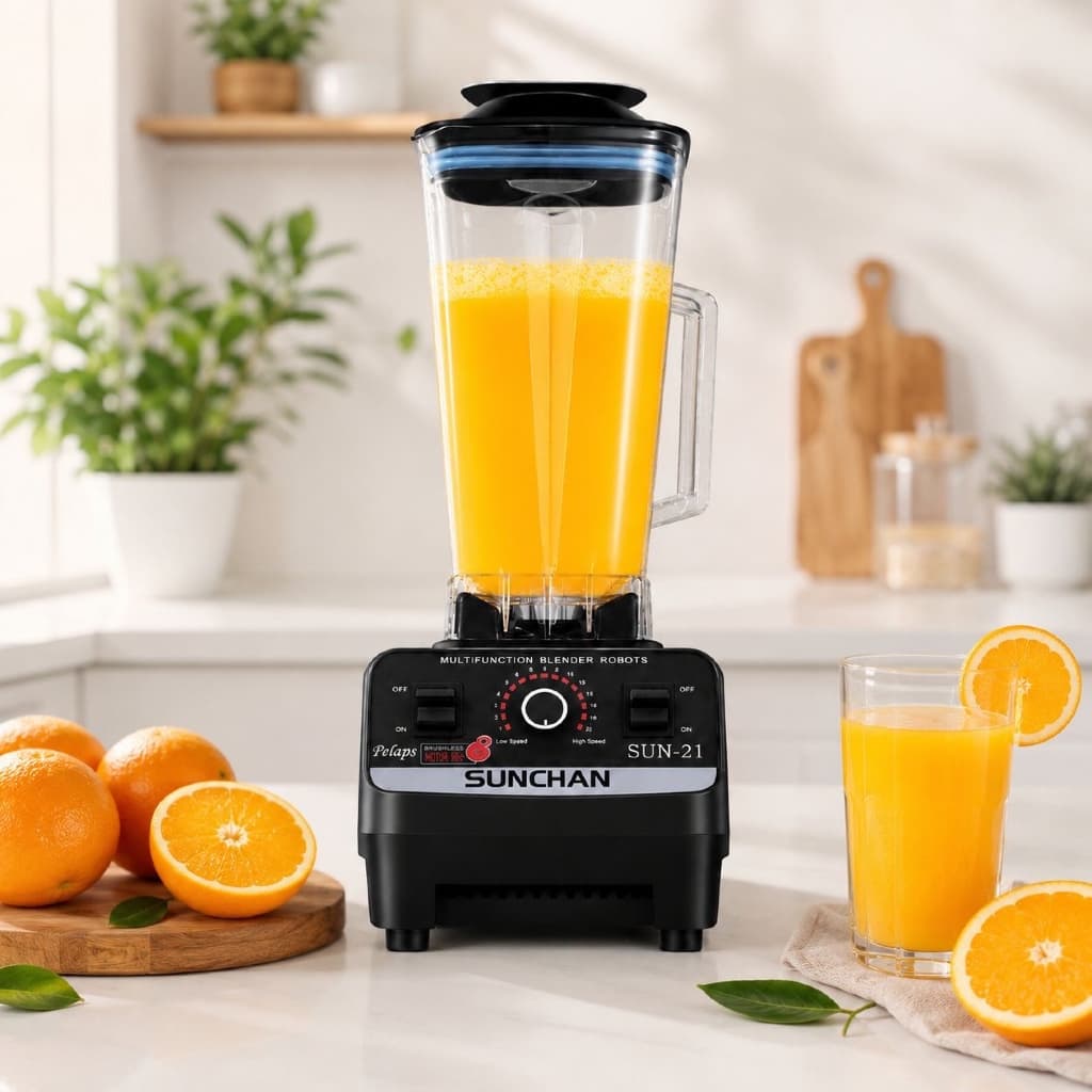 Liquidificador Elétrico Potente 4500W 2 Litros 127V Alta Potência Para Sucos Vitaminas e Alimentos