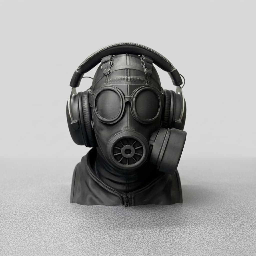 CS2 Suporte para Headset Gamer Agente Contra - terrorista Counter Strike 2 – Decoração Gamer