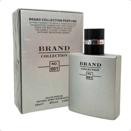 Brand Collection 001 25ml Perfume Importado Eau de Parfum Miniatura Arabe Viagem Dream base óleo Masculino Feminino
