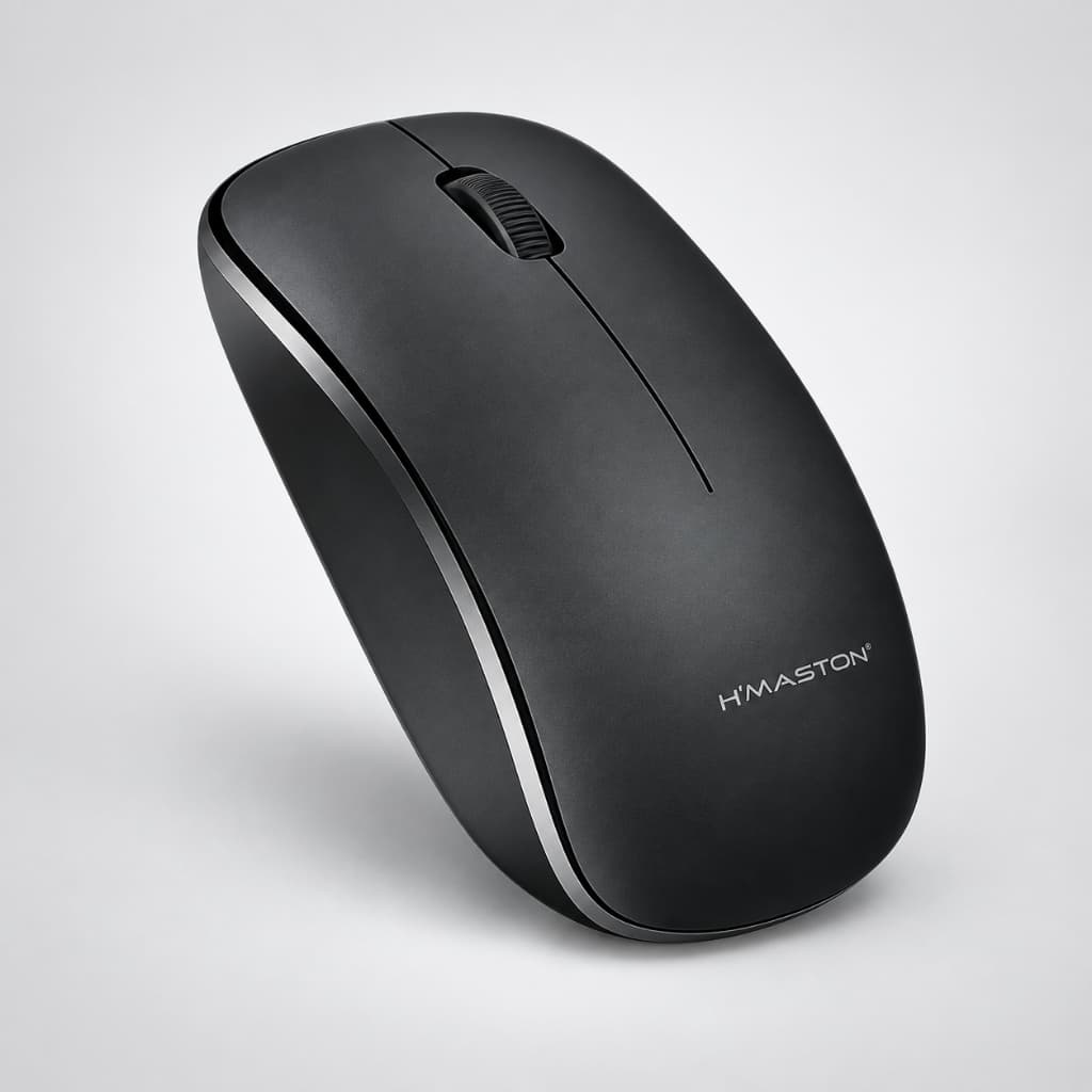 Mouse Sem Fio H'Maston SHA-07 Silencioso Alta Precisão Notebook PC Computador