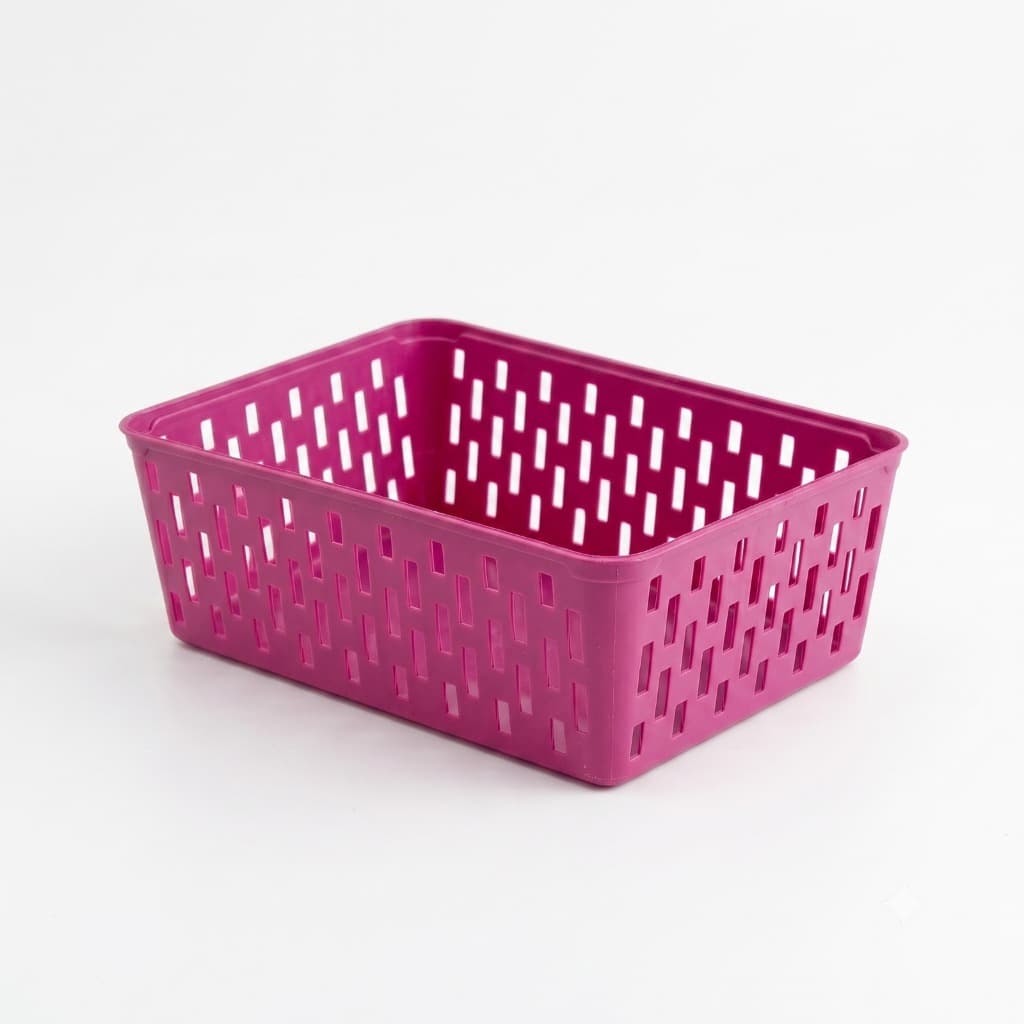 Kit 12 Cestinha Organizador Trama Multiuso Plastico Para Banheiro Cozinha Gaveta E Armário Organizador