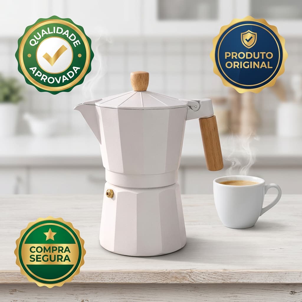 ☕ PROMO Cafeteira Italiana Milão 6 Xíc. 300ml | Moka Expresso Coffe! ☕, 🎉, 🔥