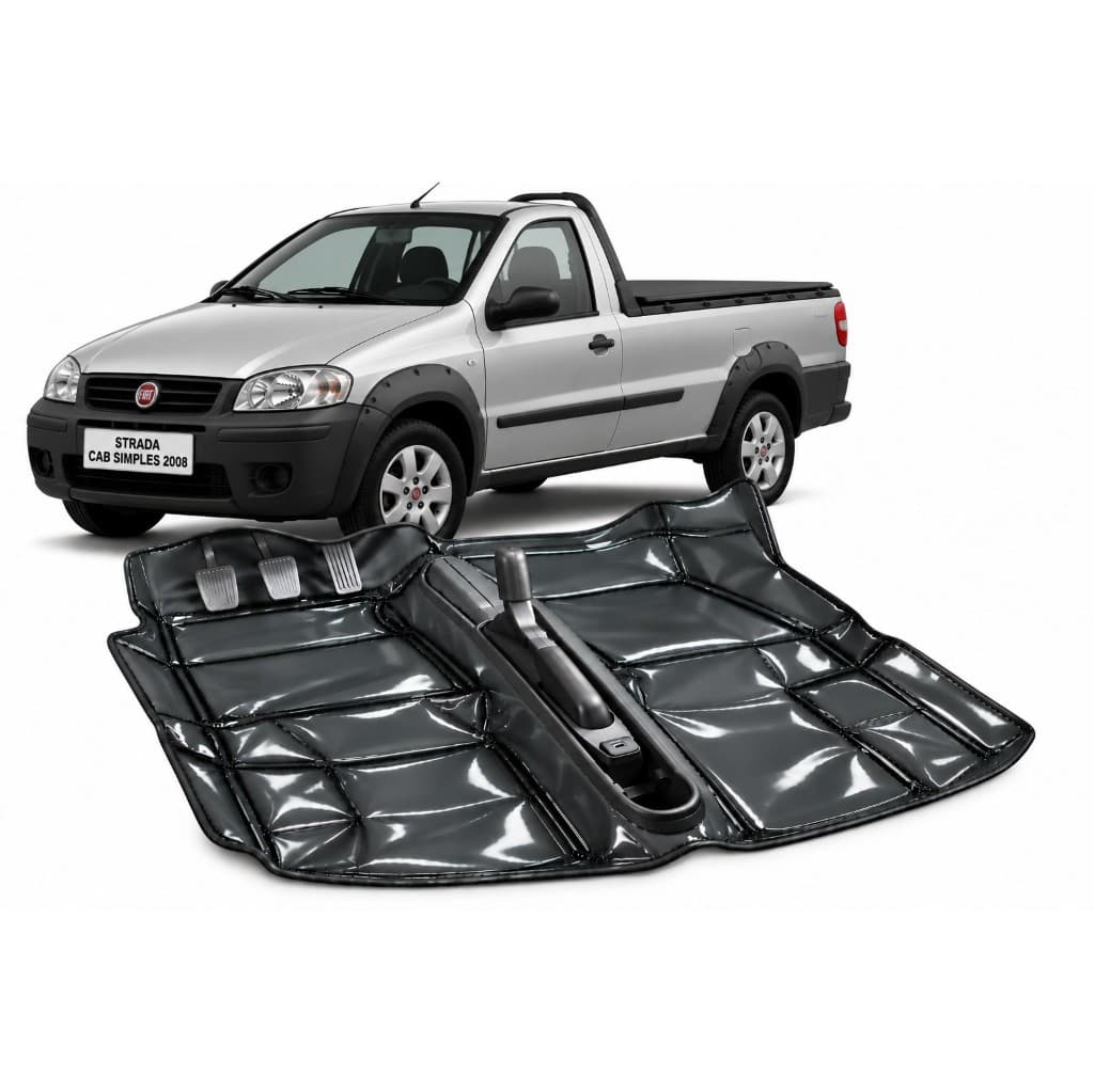 Tapete forração forro revestimento para todo o assoalho automotivo em vinil verniz liso Strada Simples