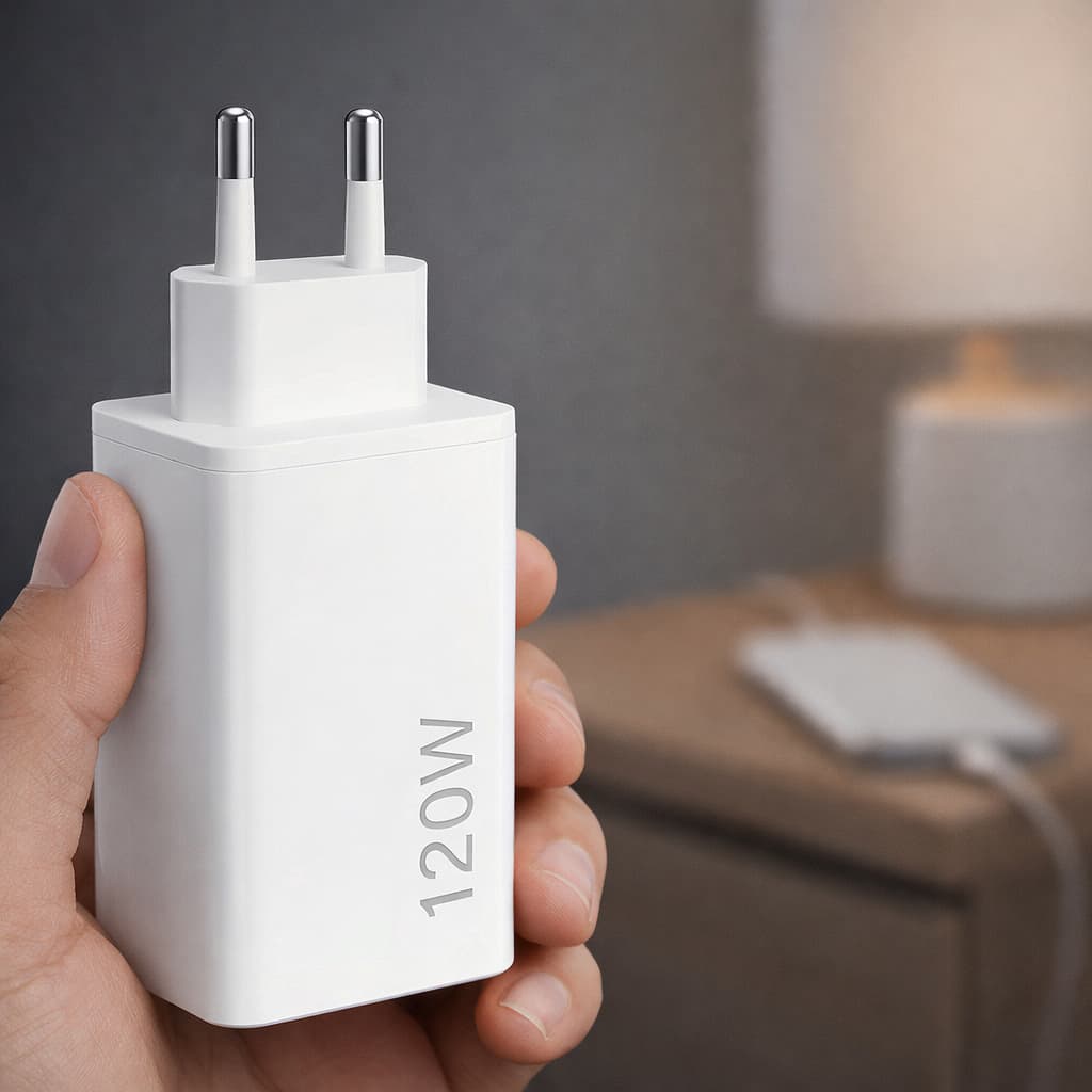 Carregador Turbo 120w Adaptador Compativel Celulares Carga Rapida