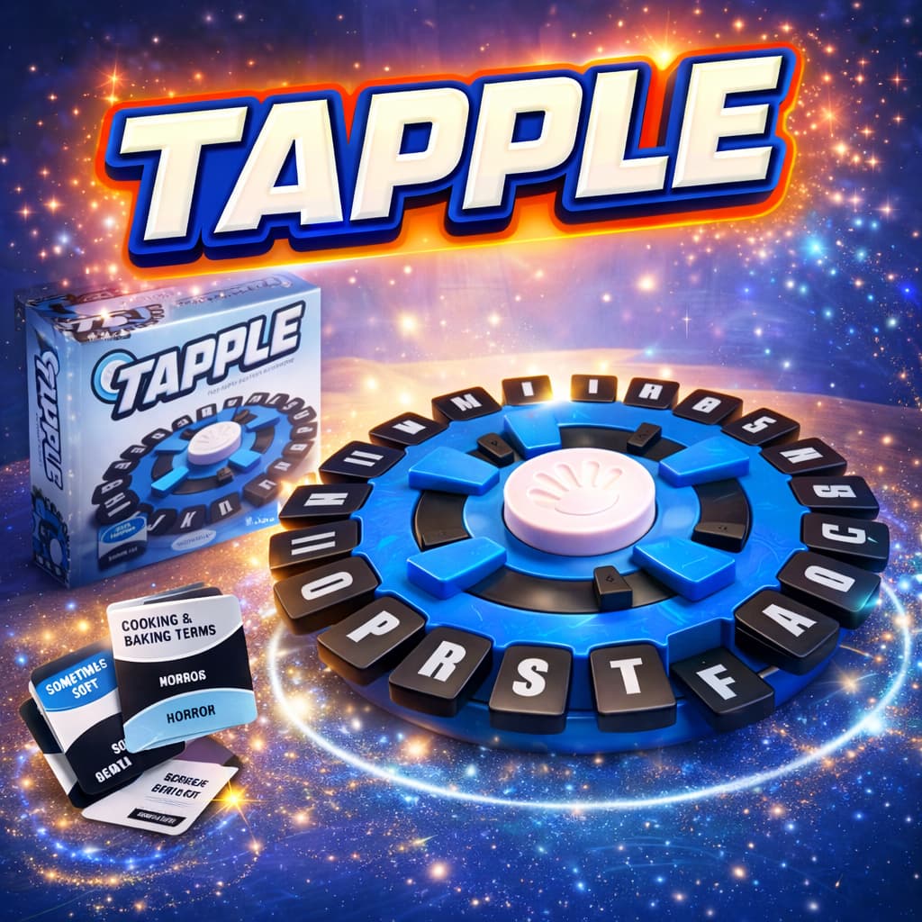 Jogo Stop de Tabuleiro Tapple com 36 Cartas e Som - Diversão em Familia