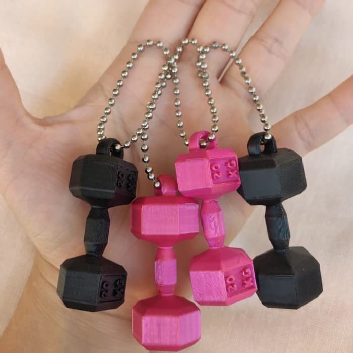 Chaveiro Academia – Halteres e Kettlebells Fitness