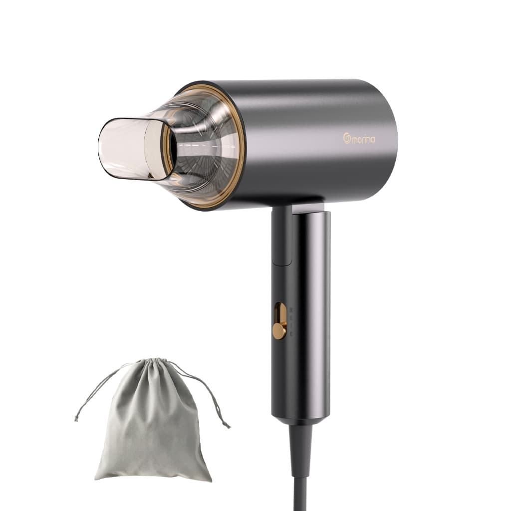 Secador Profissional 900W/1800W Motor potente + Bocal magnético 360° Dobrável