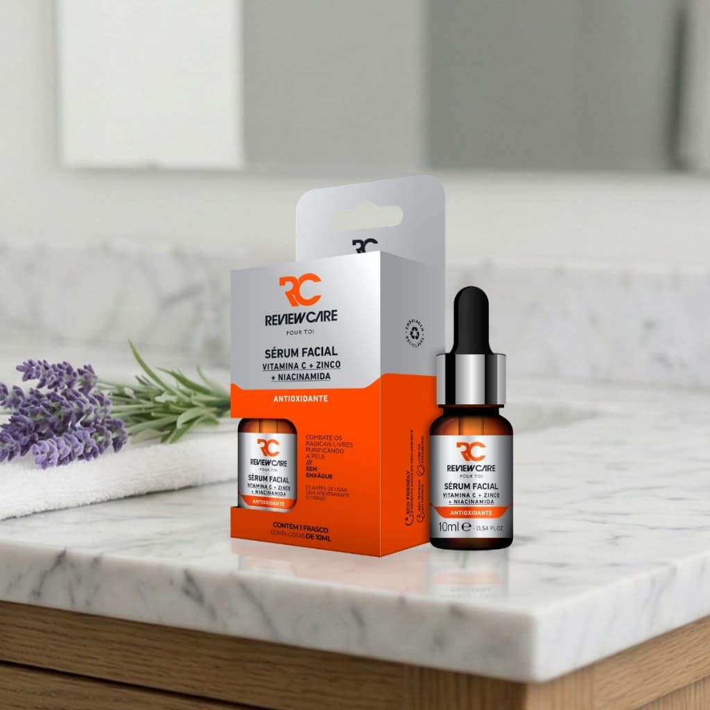 Sérum Facial Antioxidante Vitamina C Zinco & Niacinamida 10ML Review Care