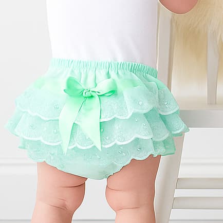 Kit 2 Calcinha de Bebê Infantil Bunda Rica Babado Inglês Tapa Fralda Frufru