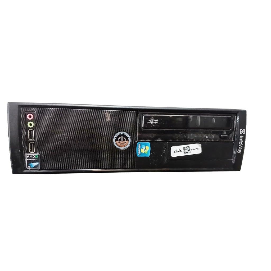 COMPUTADOR DESKTOP ITAUTEC INFOWAY SM3322 AMD ATHLOM II X2 240 2.8GHZ 8GB RAM NS 4002841700173
