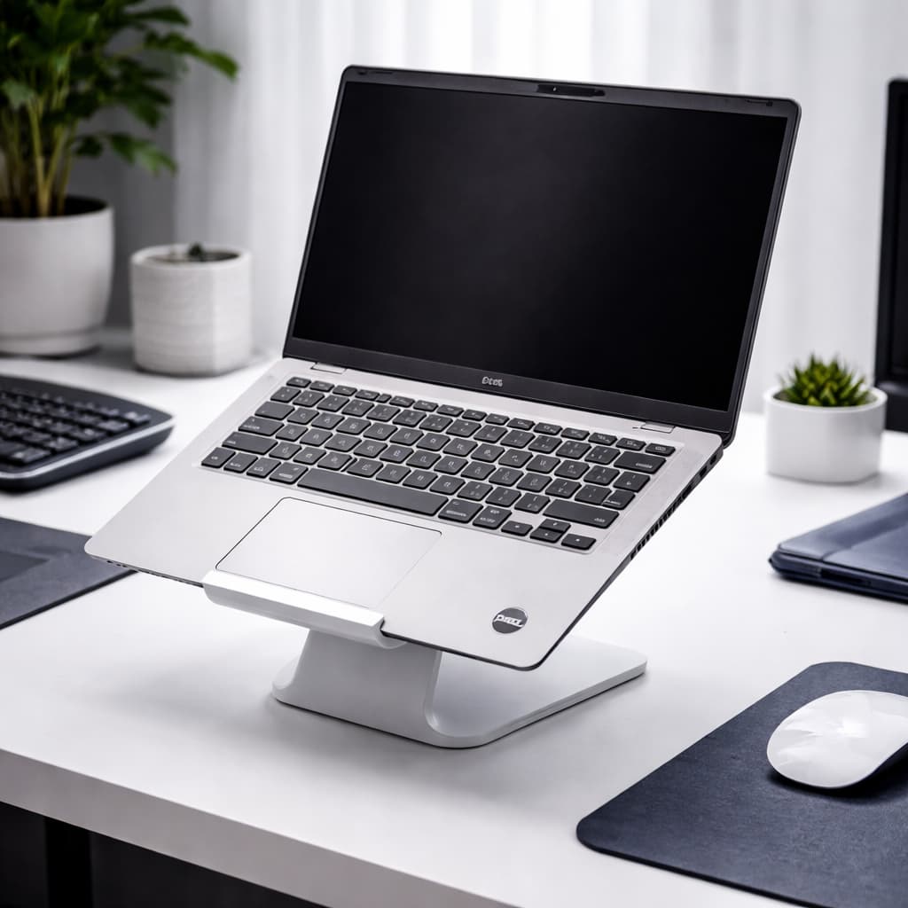 Suporte Notebook Laptop Compacto Ergonômico Elevado Ventilado Casa e Decoração Setup Gamer