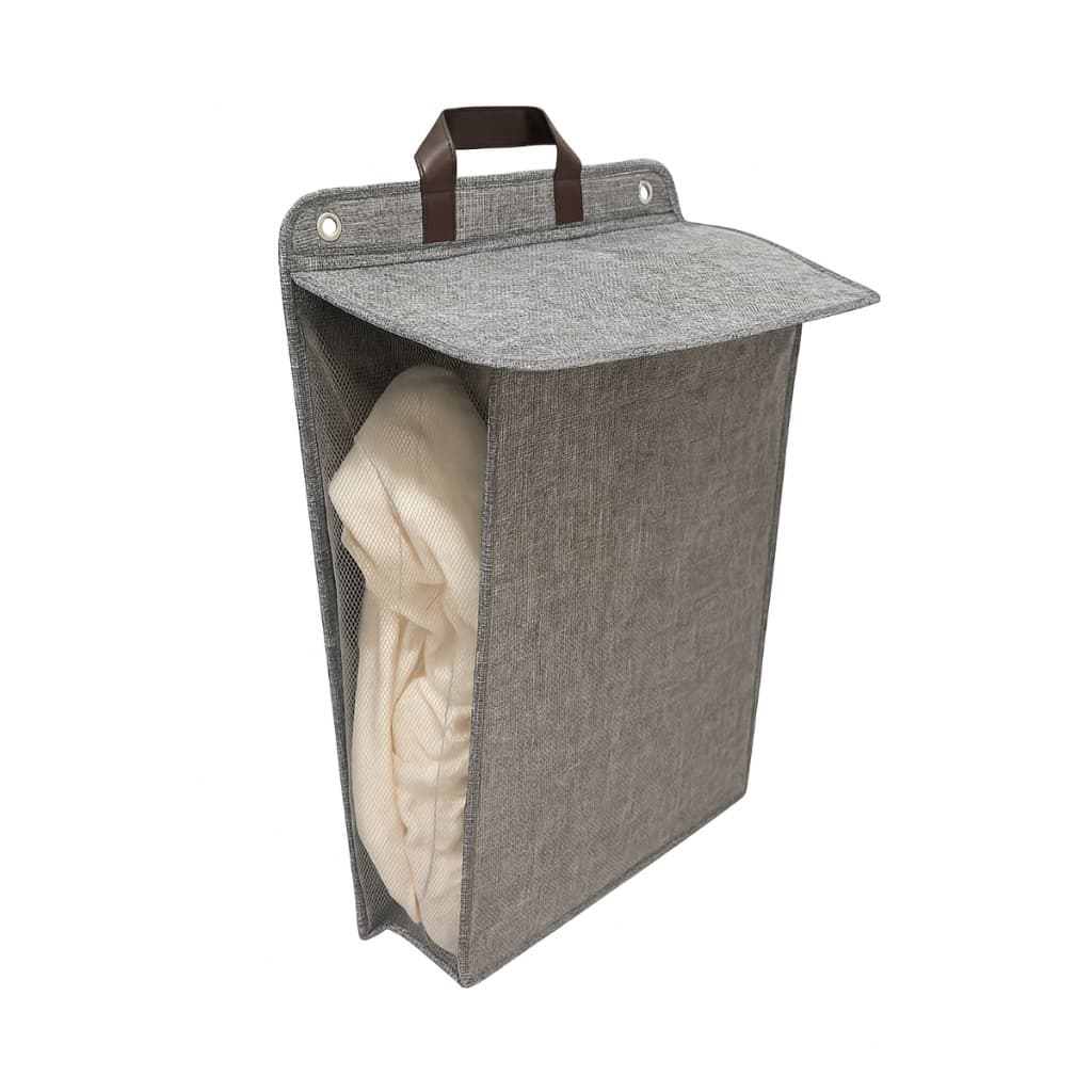 Cesto Organizador De Parede Multiuso Roupas Lavanderia Quarto Banheiro Cozinha Porta Trecos