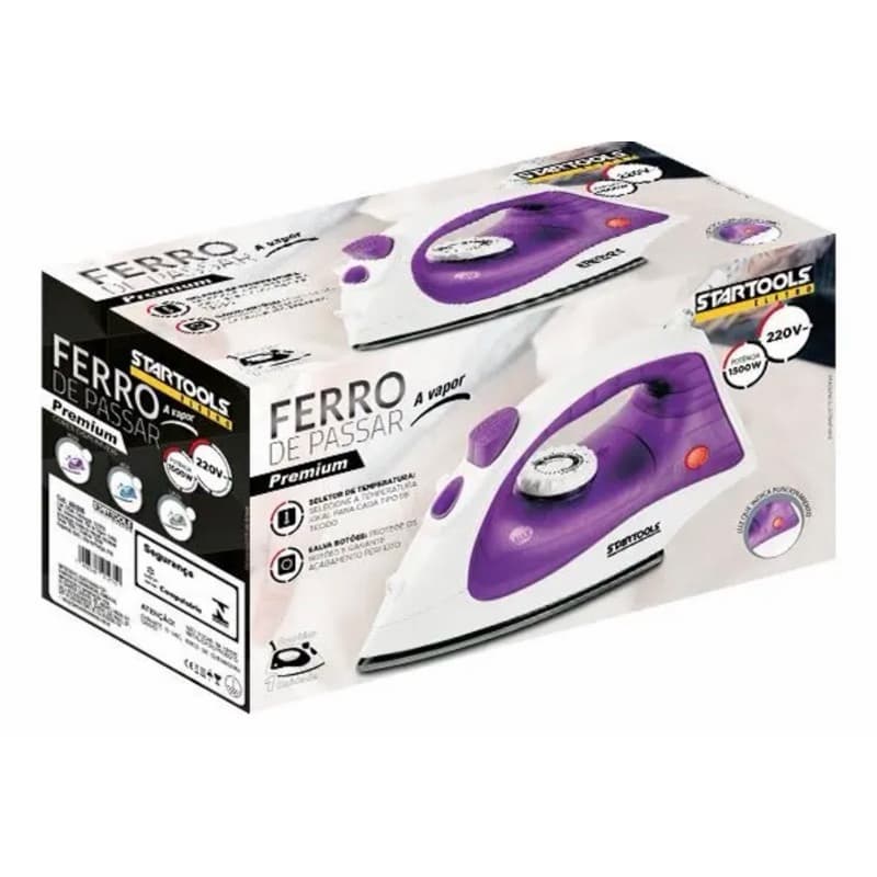 Ferro De Passar A Vapor Premium Startools 127v