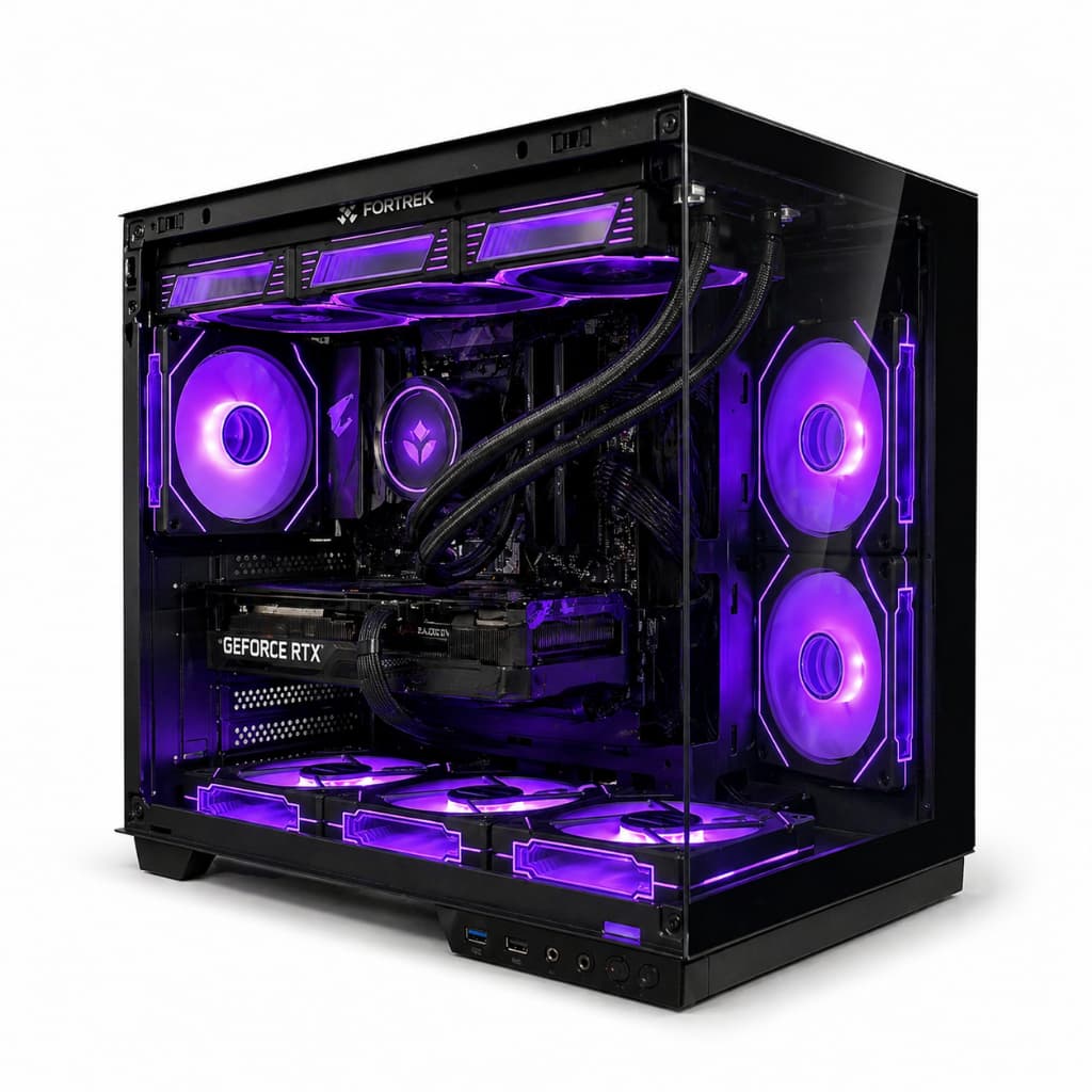 CPU Gamer AMD Ryzen 7 5700X, B550M Aorus Elite, DDR4 32GB, SSD M.2 1TB, NVidia RTX 5070 12GB