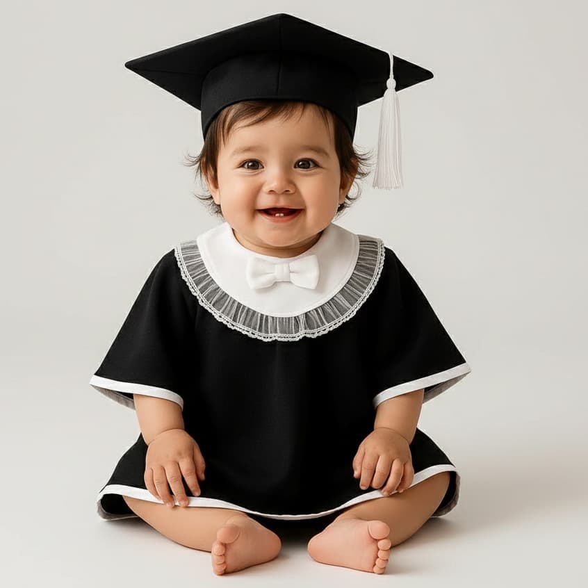 Body Bebê Infantil Formando Menino E Menina Mêsversário Temático Formatura Em Algodão Linha Premium