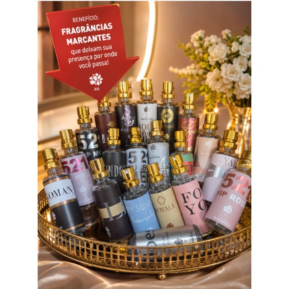 Perfumes Importados 15ml Masculino e Feminino Alta Fixação | Perfumes Contratipos | Alta Qualidade