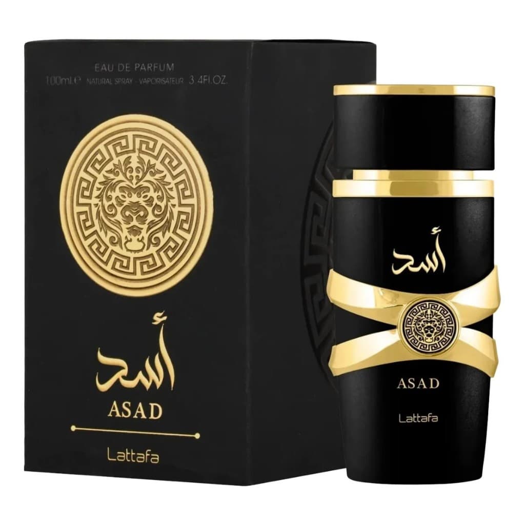 Asad Lattafa, perfume árabe masculino, perfume importado, perfume forte, perfume original, perfume longa duração