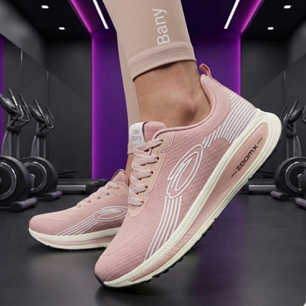 Tênis Feminino Esportivo Confortável Leve Macio Para Treinar Malhar Correr