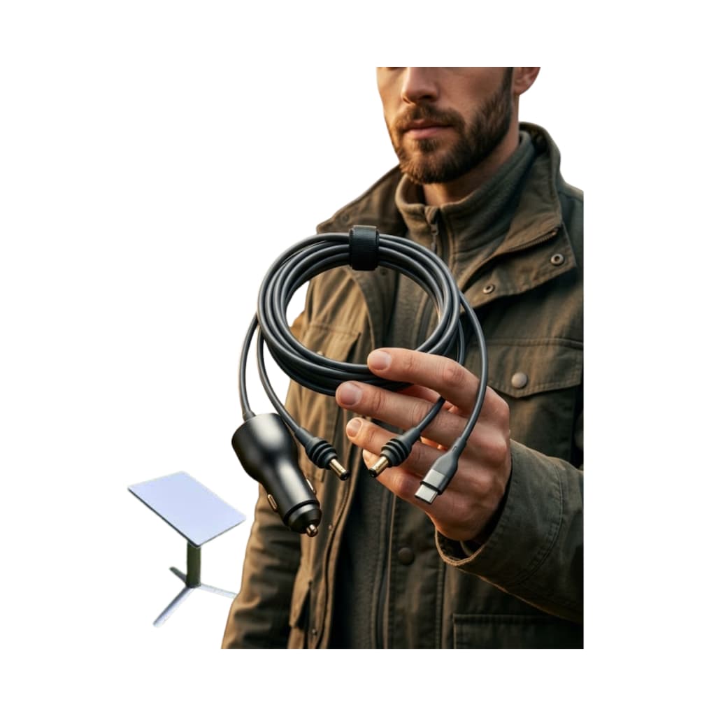 Cabo Carregador Veicular Para Starlink Mini E Dispositivos