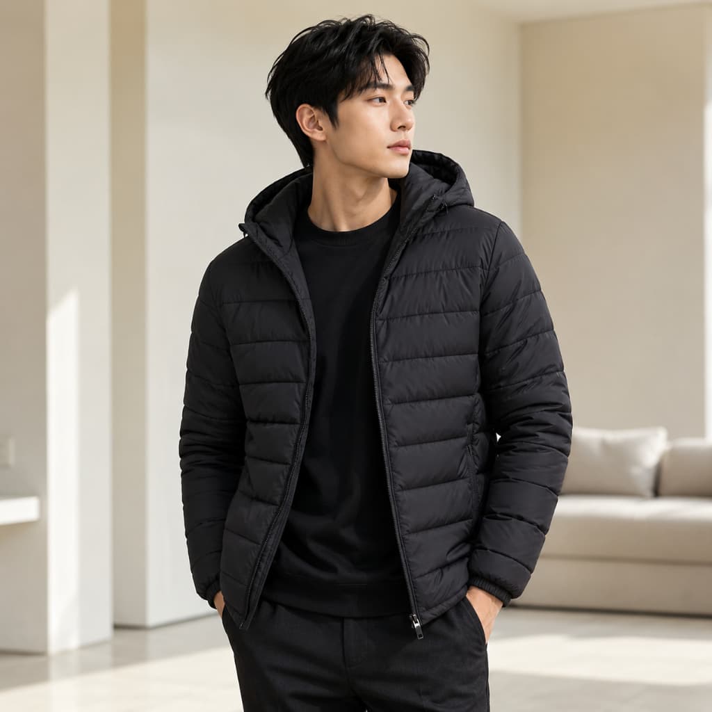 Jaqueta Puffer Bobojaco Corta Vento Nylon Frio Reforçada Unissex