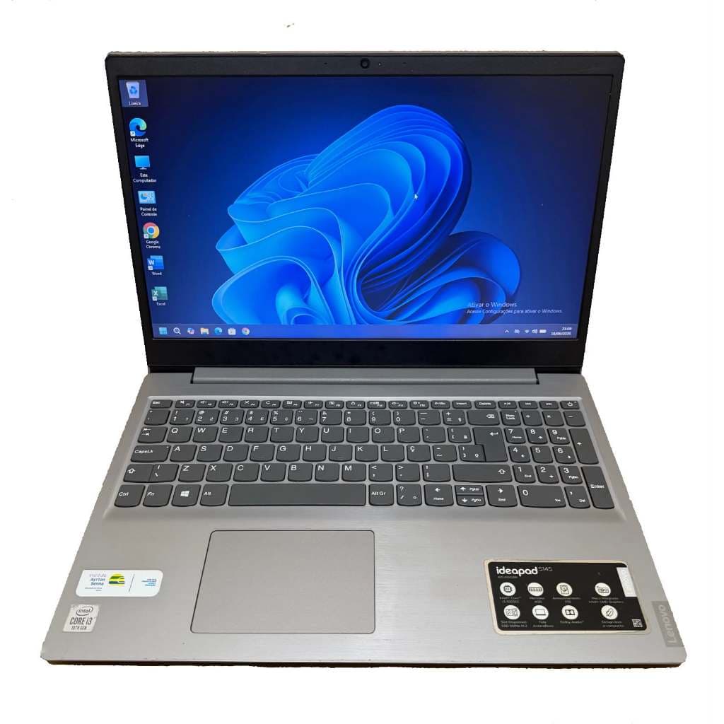Notebook Lenovo Intel I3 10° Gen 8gb Ddr4 Ssd 256gb Win 11 (VITRINE)
