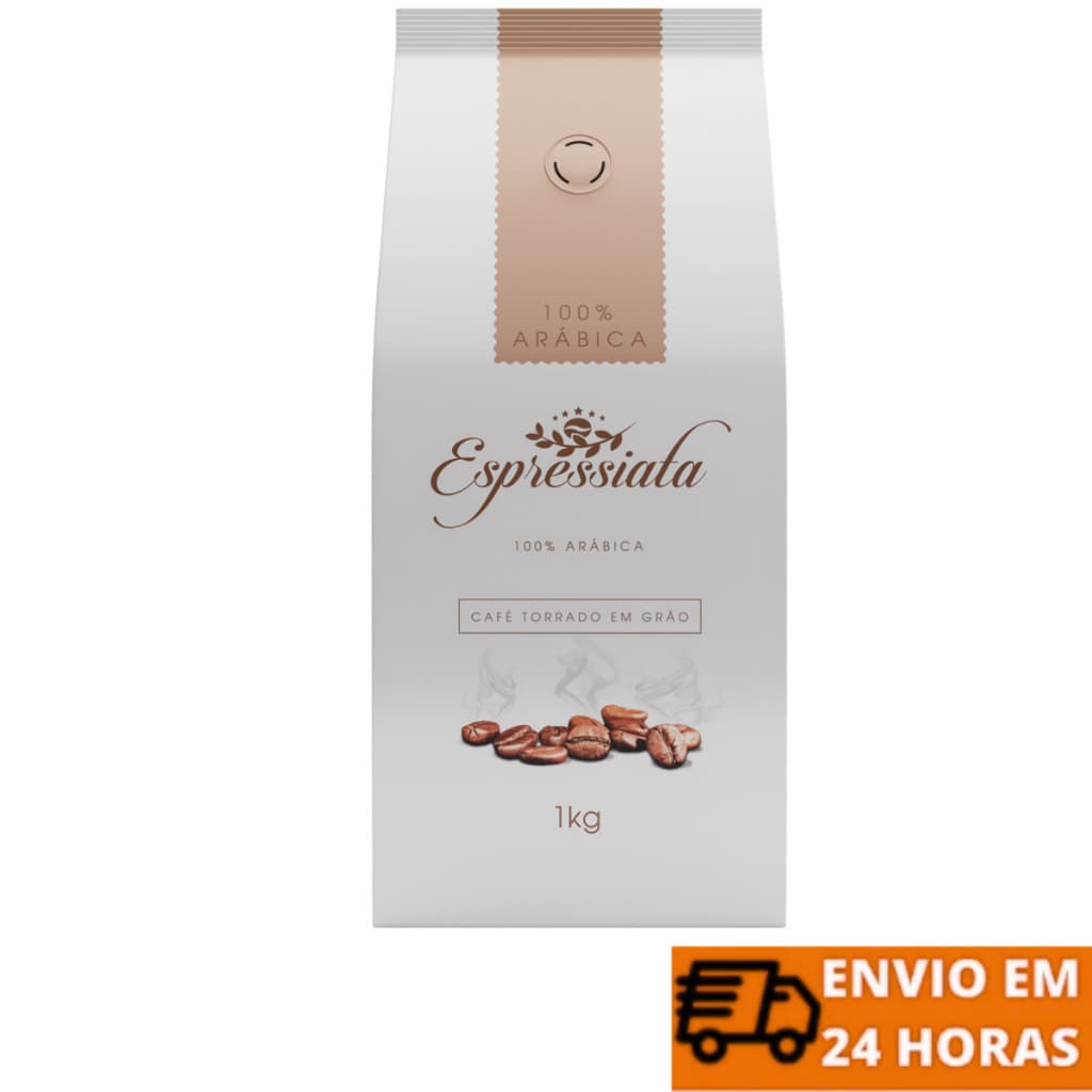 Café Torrado Em Grão Espressiata  100% Arábica  1kg