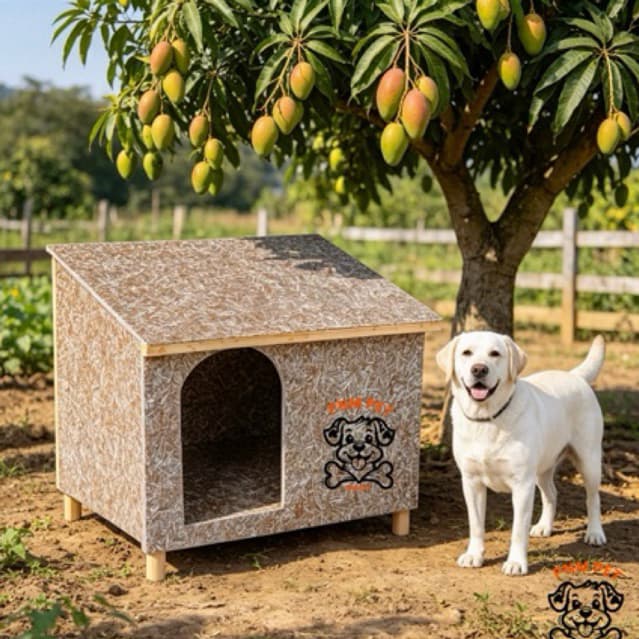 Casinha Ecologica Edicula Para Cachorro Cães Casa Pet Tamanho Grande N8 e Extra Grande para cães de grande porte