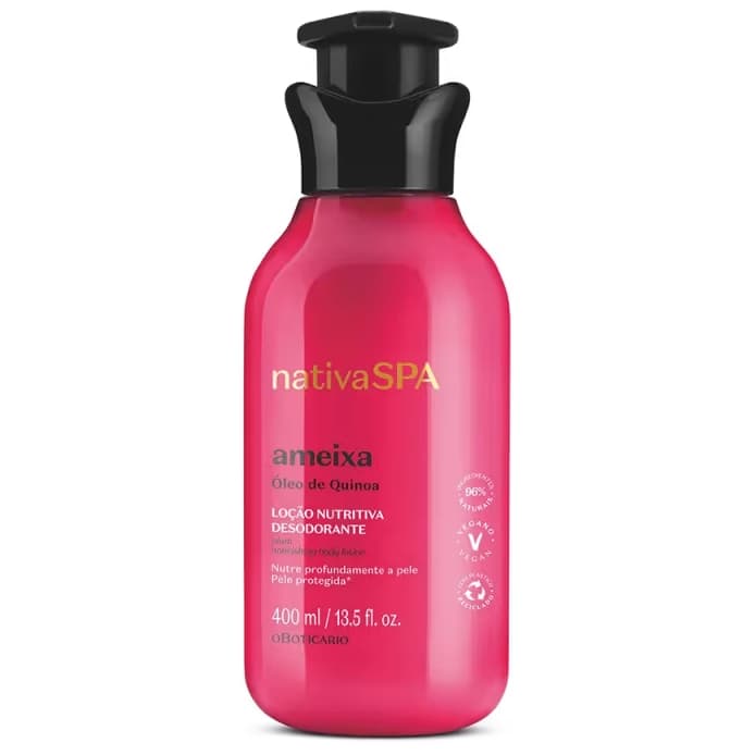 Loção Hidratante Corporal Nativa SPA Ameixa 400ml O Boticário Creme Hidratante Original