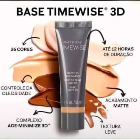 Base liquida Mary Kay matte Timewise 3D - 30ml (VARIAÇÃO DE CORE)
